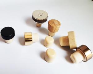 China FDA Liquor Bottle Closures Synthetic Glass Bottle Cork Cap wholesale