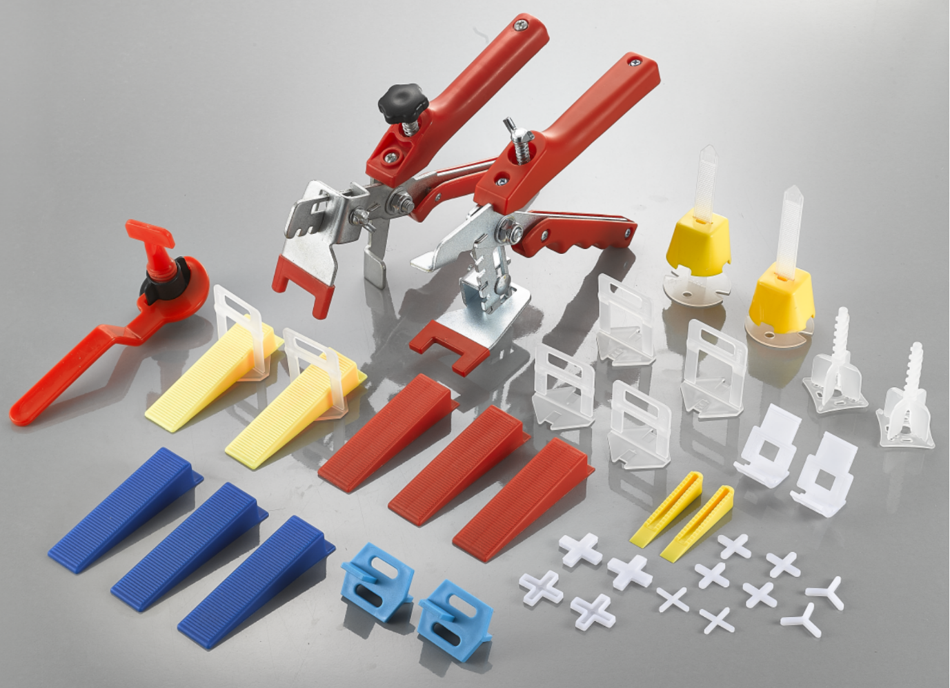 Reusable Tile Leveling System Adjusting Tool for Internal and External Corner Fixing