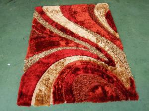 China Popular Structured Polyester Shaggy Carpet and Rug wholesale