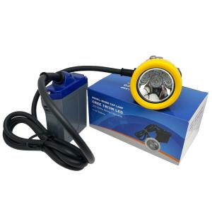 China Waterproof IP67 Rechargeable Mining Cap Lamps 1.67W 420g 15000lux wholesale