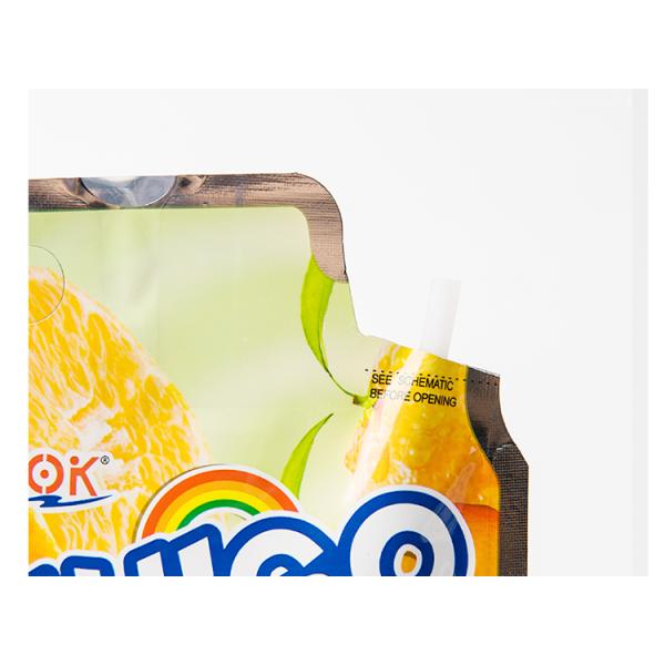 Drinking Water Bag Standing Up Pouch Juice Packaging Durable Without Spout