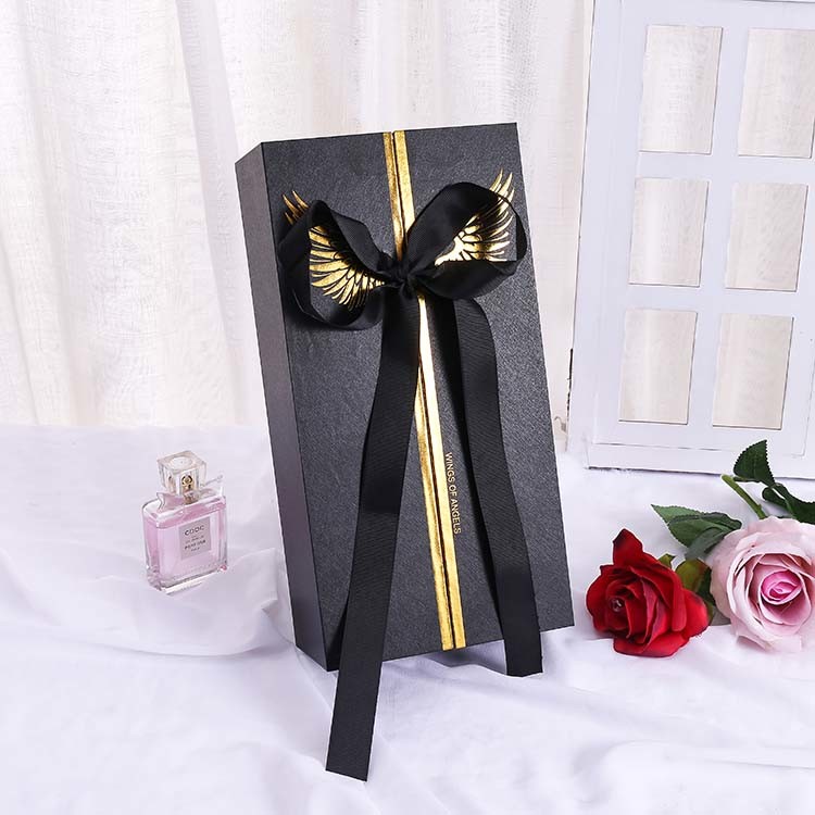 Empty Magnetic Gift Custom Paper Packaging Box With Double Door Presentation