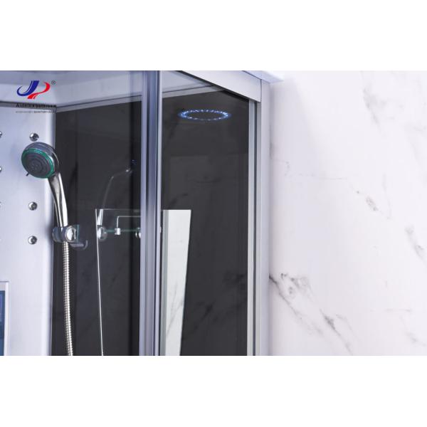 Square Functional Shower Room With Tempered Glass And Alum Frame For A Luxurious