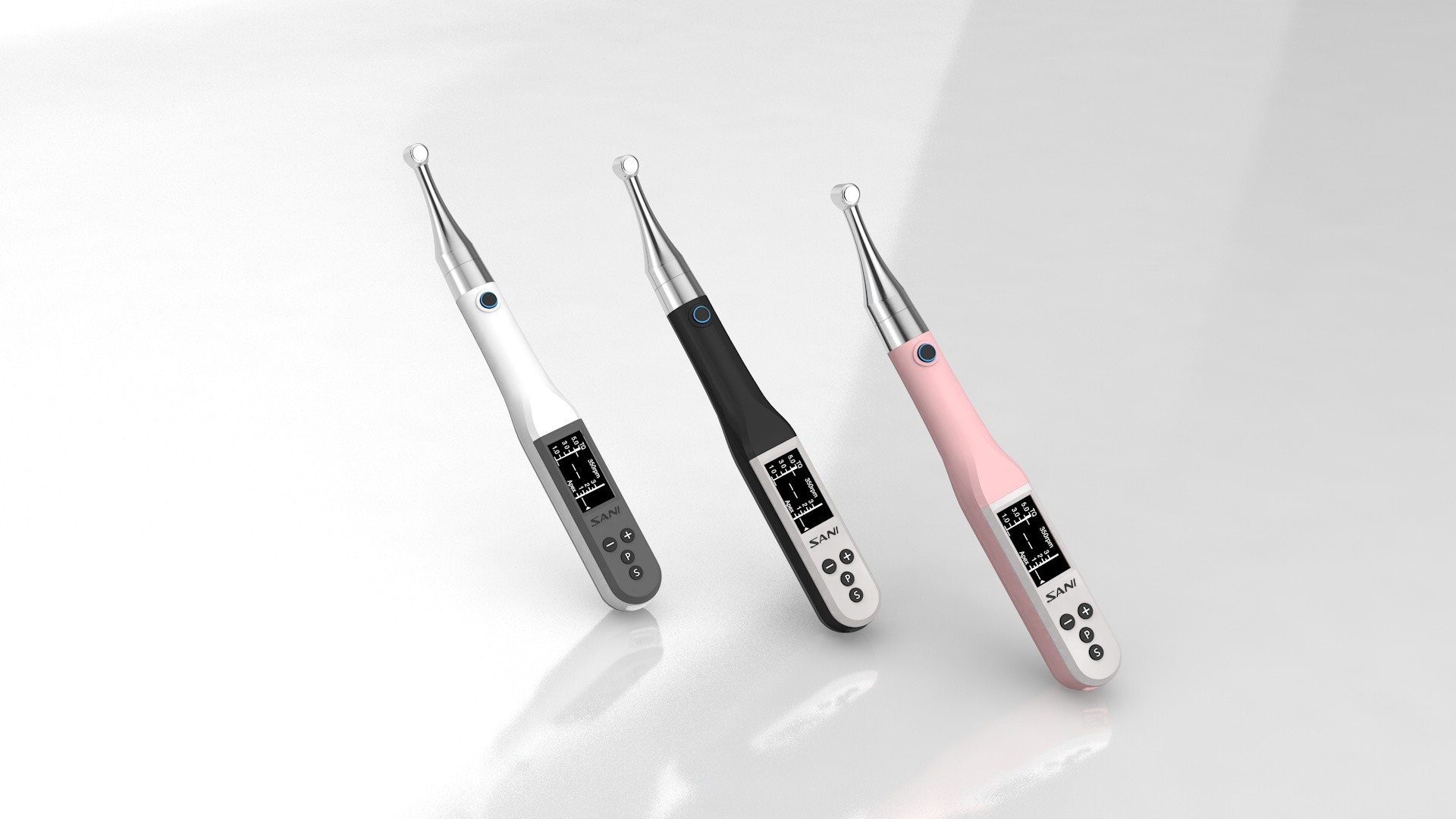 Portable Black / Pink Color OLED Dental Endo Motor EDO-1 Pro For Endodontics