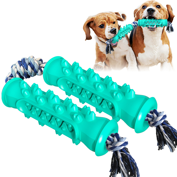 New Design Bone Shape Dog Double Serrated Grinding Rod Teeth Clean Chew And Dog Chew Treat
