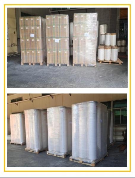 Glossy Soft PET Thermal Lamination Film For Wine Boxes Trade Displays Photos PVC