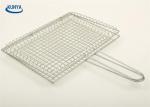 Round BBQ SUS304 SUS316 Stainless Steel Grill Mesh For Roast Meat