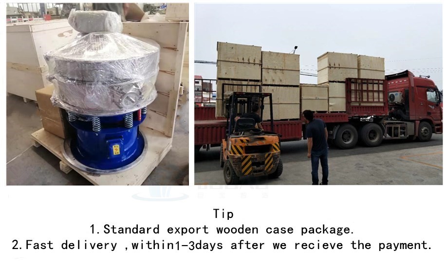 2.2kw Vibratory Screening Machine 1400r/Min Noise Level Less Than 75dB