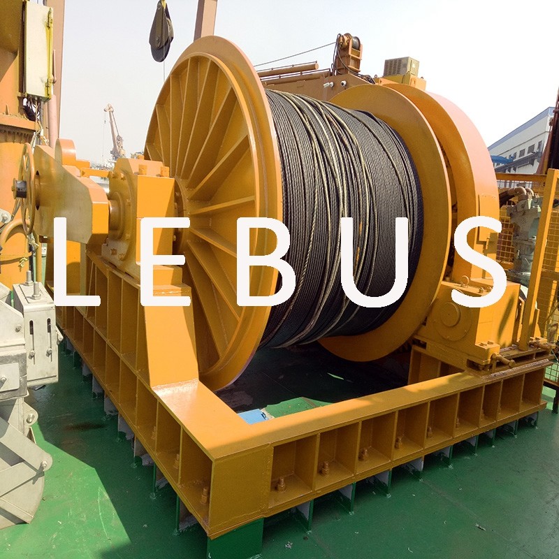 Galvanized Heavy Duty Crane And Lifting Drum 3-190mm Rope Diameter