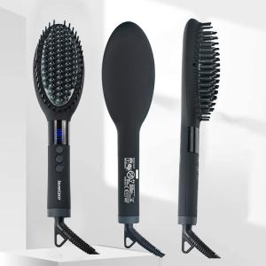 China Anti Slip Electric Hair Brush Straightener , Ultralight ABS 3 In 1 Hair Dryer Brush wholesale