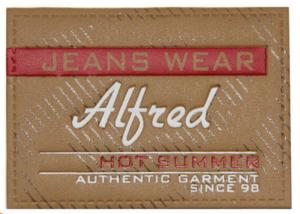 China Personalized Leather Patch Custom Embossed Jeans Leather Patch Label for Clothing on sale