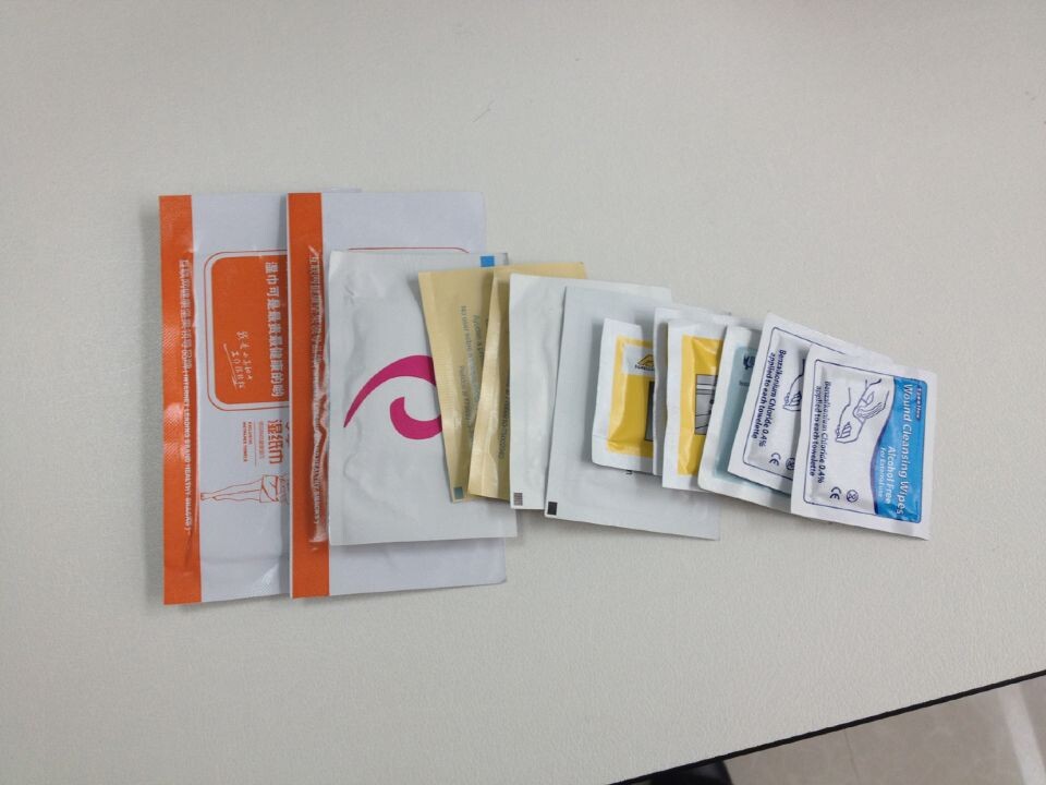 Disposable single packed customized mobile phone disinfection