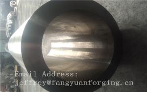 China St52-3 Forged Steel Rings Hot Rolled Sleeve Forged Cylinder 3000mm Length wholesale