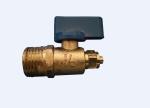 1/2 Inch Nickle - Plated Zinc Plumbing Ball Valve Actuator , Iron Handle High
