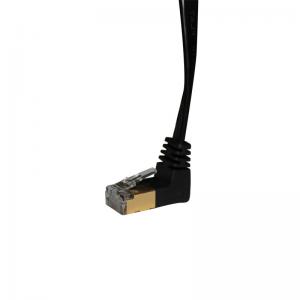 China Black Shielded Category 7 Ethernet Cable 10 Gigabit Ethernet Cable wholesale