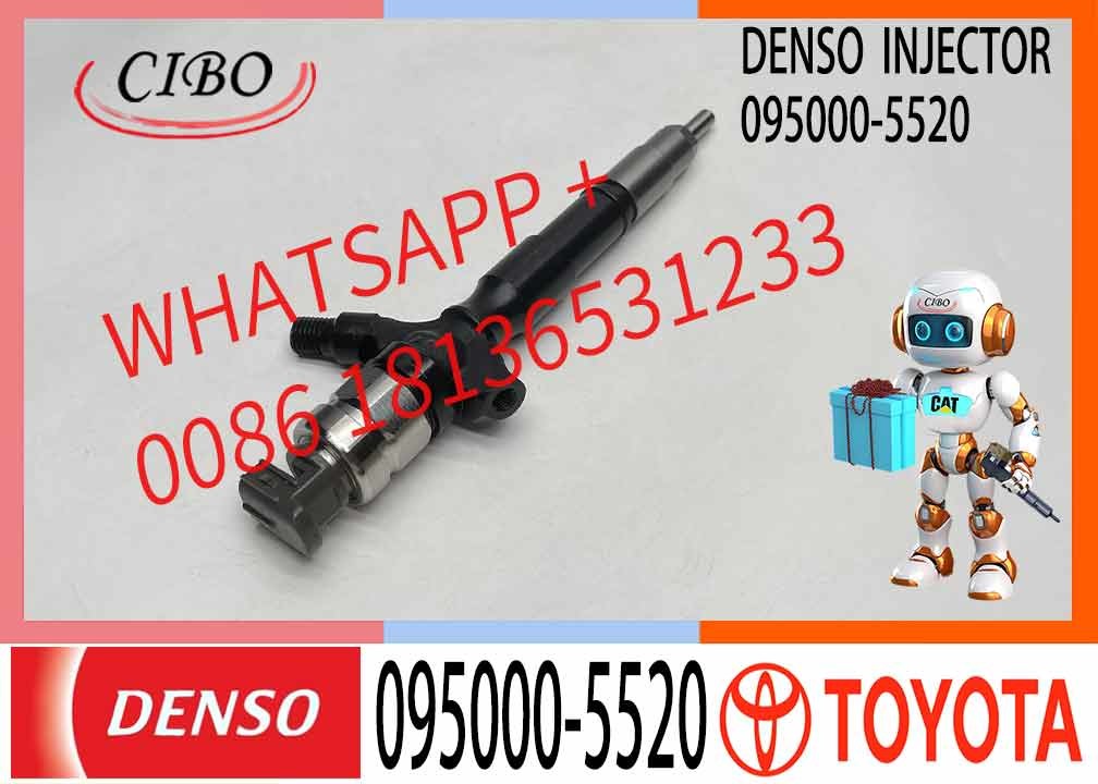Car Part Fuel Injector For Toyota Hilux Spare Parts OEM 095000-5520 23670-0L010 With Engine Isbe Diesel Injector Injecti