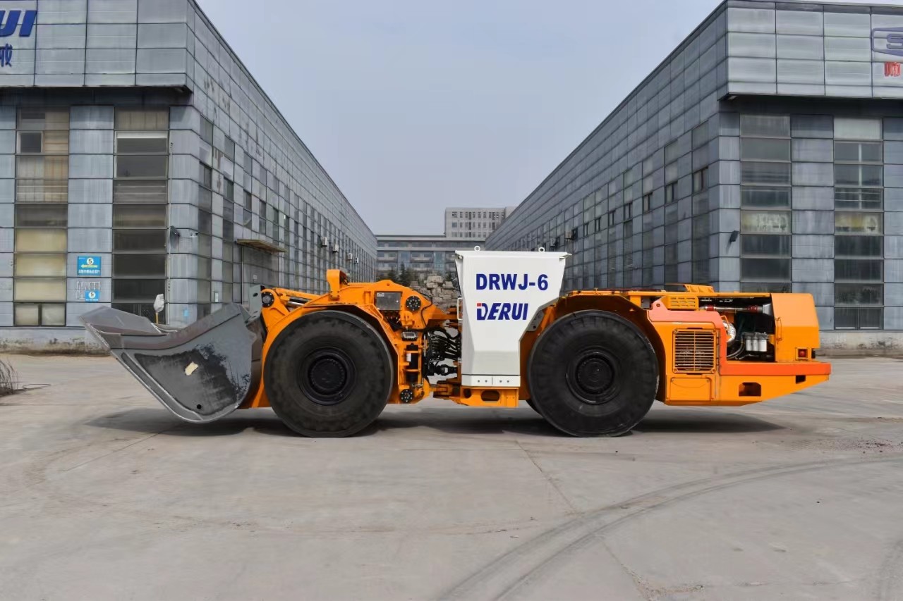 DERUI DRWJ-6 Underground Wheel Loader High Intelligence For Mining Tunnel Construction usage