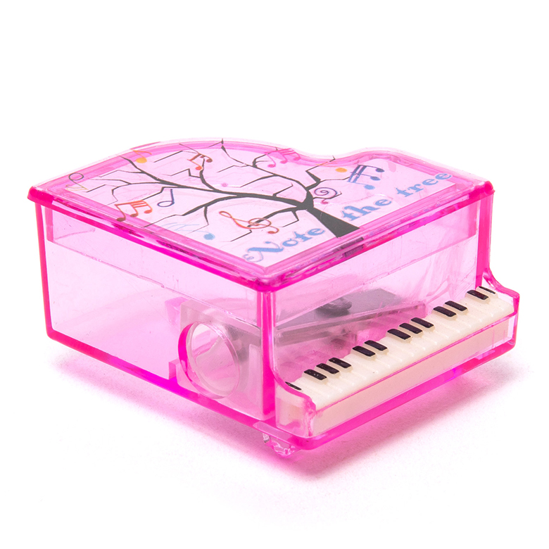 Pink Cute Classroom Piano Kids Pencil Sharpener Mn Steel Bade