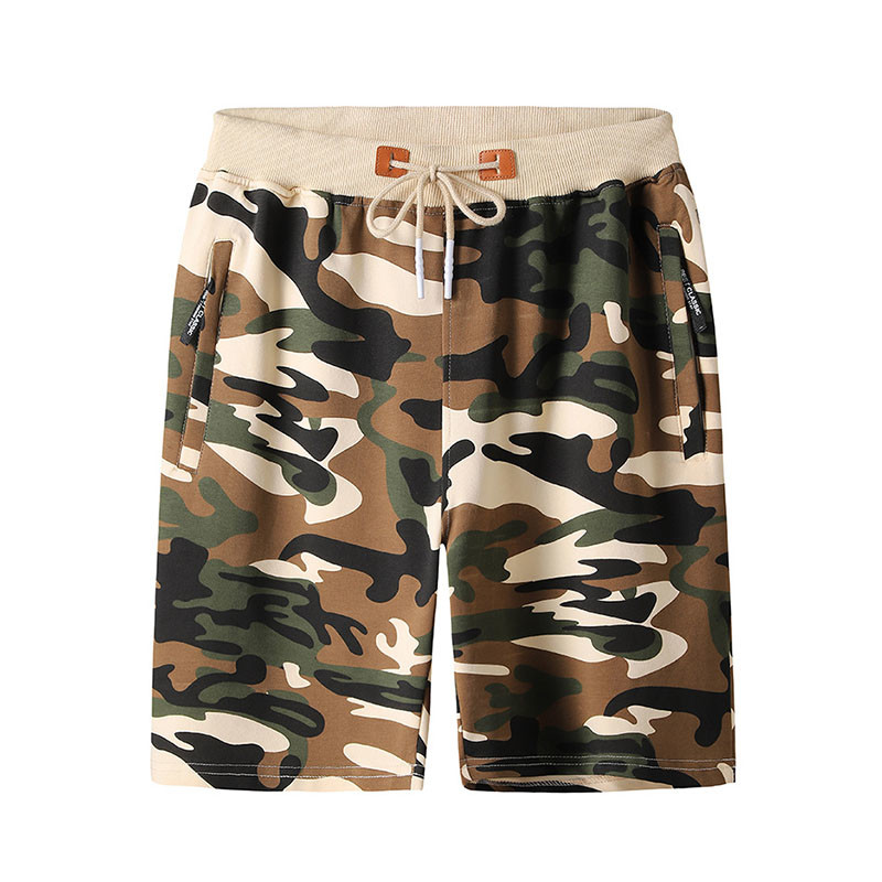 2022 Summer Men's new lightweight breathable Camo beach pants