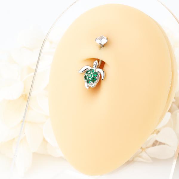 10mm 12mm Stainless Steel Body Jewelry Rhinestone Belly Button Piercing Jewelry