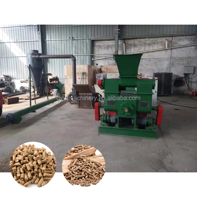 Dry Wood Sawdust Biomass Briquette Machine with and Moisture of Raw Material 8%-12%