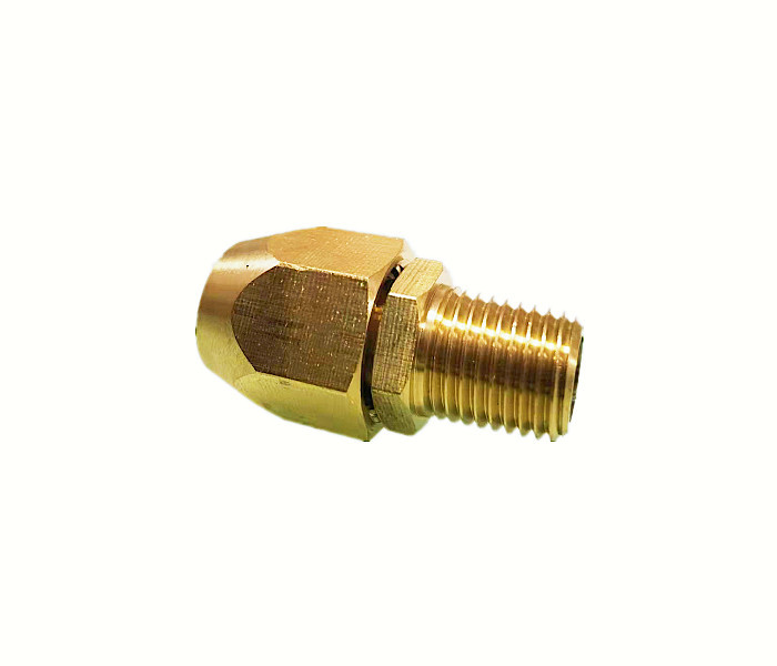 Pneumatics Reusable 3/8" Barb Brass Tube Fitting For 3/8-Inch ID