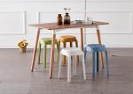 Stackable 4pcs/Ctn Modern White Plastic Dining Chairs