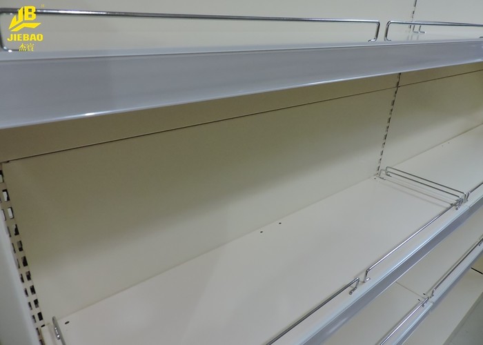 Double Side Pharmacy Display Racks With Glass Layer 30kg/ Layer Loading Capacity