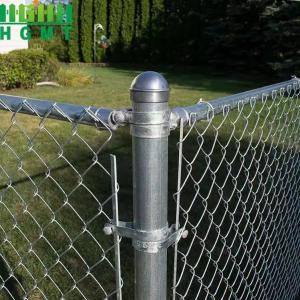 China Manual Panels PVC Green Chain Link Fencing 50x50mm wholesale