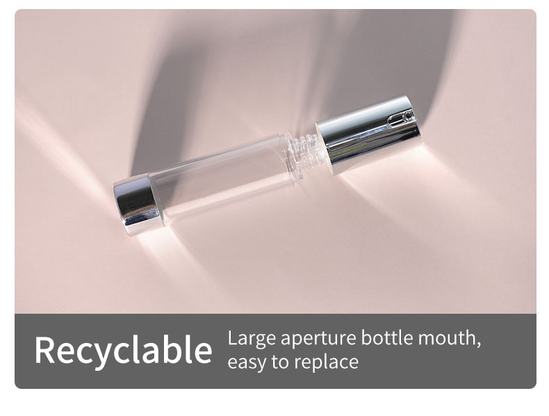 Sealing Type Airless Bottles 50ml 100ml Empty Spray Bottle For End Cosmetics