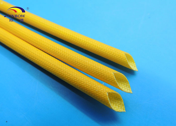 Soft White 1.5KV Silicone Fiberglass Sleeving for Wire Insulating Electric Appliance
