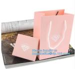 Luxury Rope Handle Laminated Paper Carrier Bags,brand Luxury laminated manila