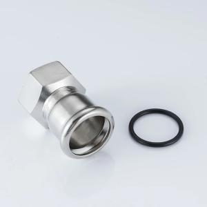 China Stainless Steel 304 316 Press Female Adapter With Threaded End wholesale