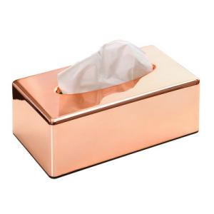 China Electroplating Rose Gold Detachable ABS Tissue Paper Holder wholesale