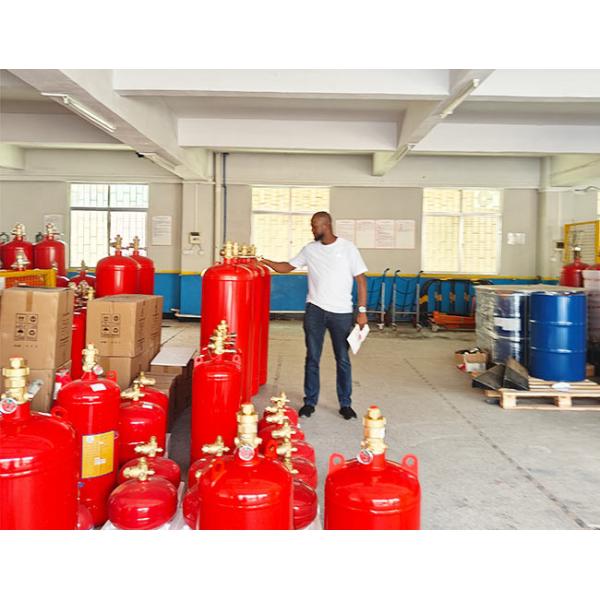 Automatic FM 200 Fire Extinguishing System Without Pollution For Airport