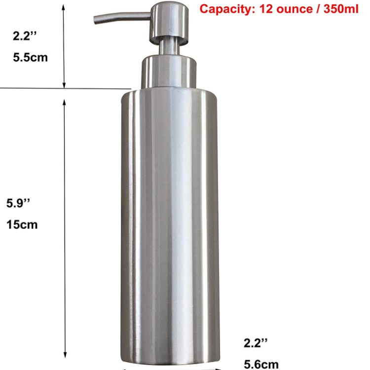 Liquid Soap Dispenser Holder Shampoo Shower Gel Soap Container Bottle