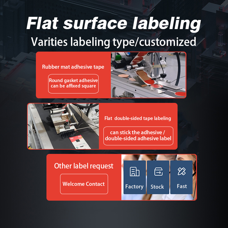 Cartons Packaging Type Automatic Feeder Label Applicator for 950x950x1550mm Pouch Cards