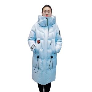 China FODARLLOY F22563 Ladies Warm Hooded Cotton-padded Clothes Women Slim Long Winter Jackets Women Coats wholesale
