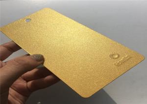 China Gold Shinny Metallic Powder Coat , Energy Saving Industrial Powder Coating wholesale