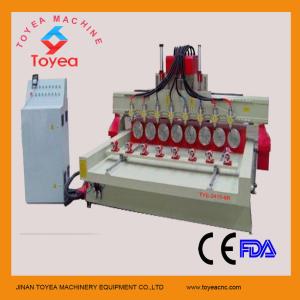 China 8 spindles Europe furniture CNC Wood engraving machine TYE-2415-8R wholesale