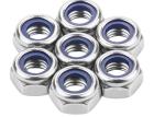 SS304 Galvanized Hex Head Cap Nut M8 Dacrotized Painting