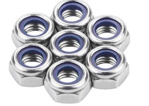 China DIN931 Flange Nylon Lock Nut 1.25mm Serrated Face Nut wholesale