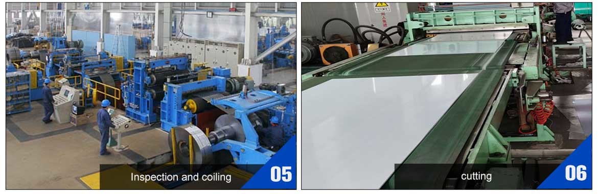 Production process embossed galvanized steel sheet plate