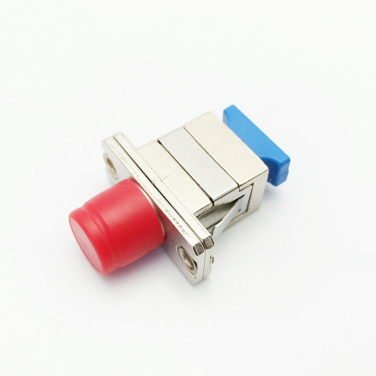 Zinc Alloy Female Hybrid Simplex Fc To Sc Fiber Adapter