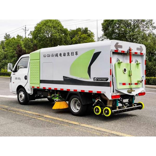 Pure Electric Municipal Sanitation Washing Street Sweeping Vehicle Road Dust Vacuum Road Sweeper Truck