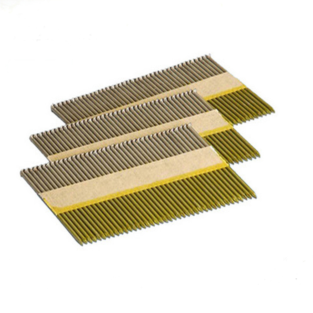 34 Degree 2.8*75mm Ring Shank Hot dipped Galvanized Paper Strip Nails For Wooden Furniture