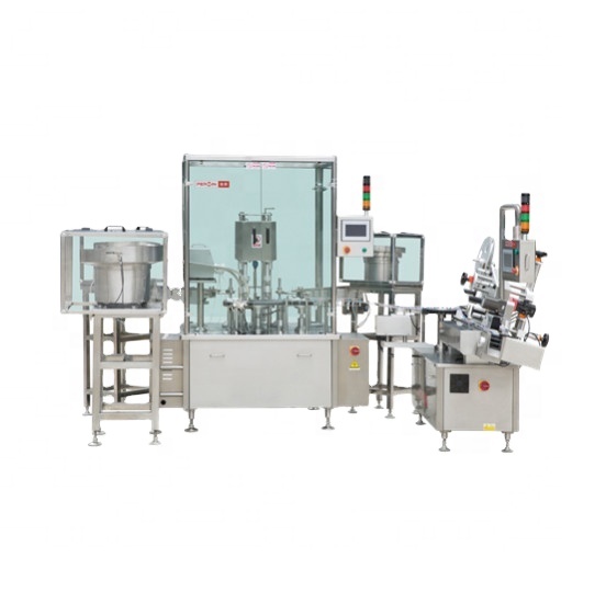 small aseptic rotary bottle filling machine for test tube filler and sealer 1ml