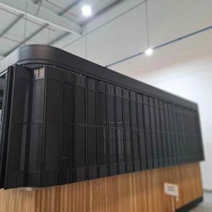 China Solid Aluminum Side Folding Shutter For Residential / Commercial / Office wholesale