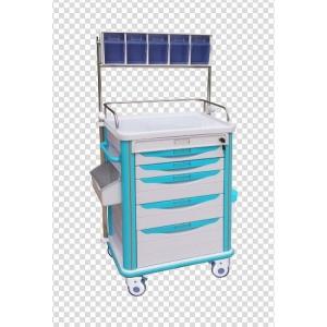 China 625 X 475 X 920mm ABS Anesthesia Trolley Instrument wholesale