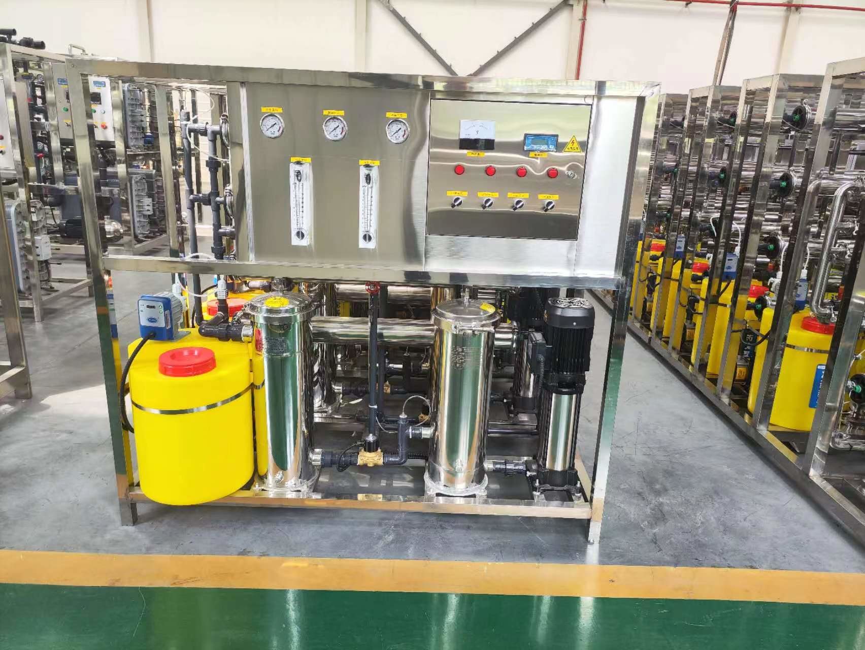 Commercial 1-Ton Single Pole Reverse Osmosis Water Treatment Equipment